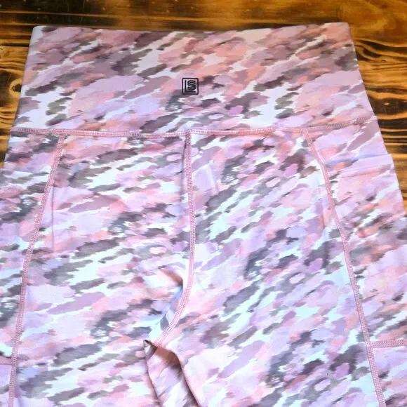 Women's Laundry by Shelli Segal Super Soft Athleticwear Camouflage Leggings L - Picture 3 of 5